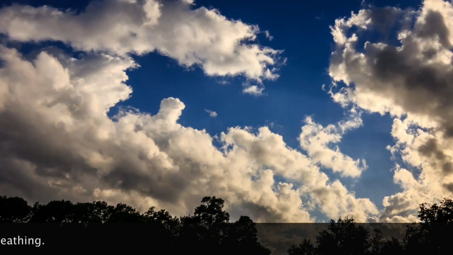 Clouds Breathing Mindful Minute