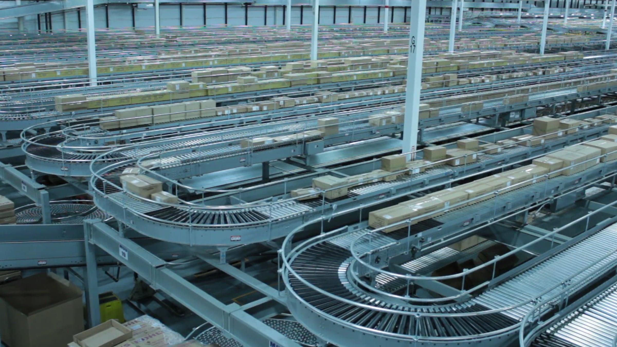 Daifuku Wynright V-Belt Live Roller Conveyor | Videos & Movies on Vimeo