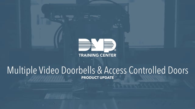 DMP Training Center: Multiple Video Doorbells & Access Controlled Doors