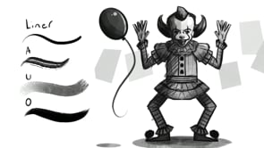 Zombie Chickn (ink brushes), a Brush Add-On by Kassandra Escoe (Thumbnail 18 of 18)