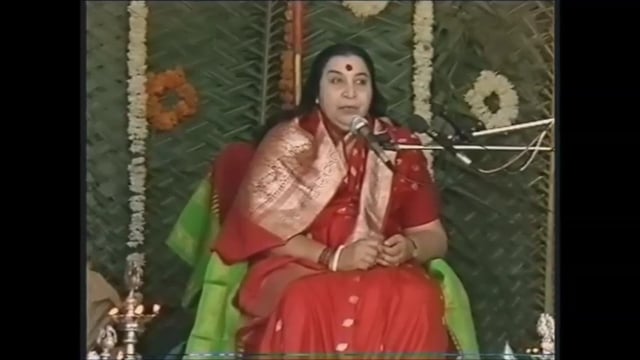 Why has God created these beautiful things - 1986-1221 Mahadevi Puja Talk Alibag India