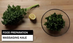 Massaging Kale
