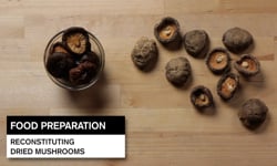 Reconstituting Dried Mushrooms