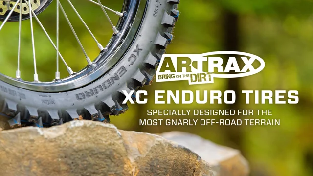 Xc tires on online enduro bike