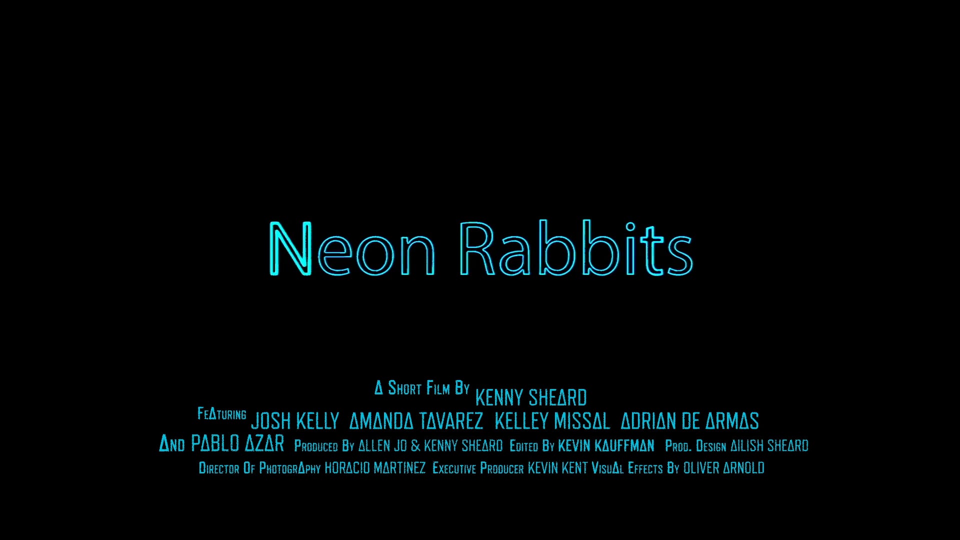 Neon Rabbits Trailer ( Run time 15:30 )