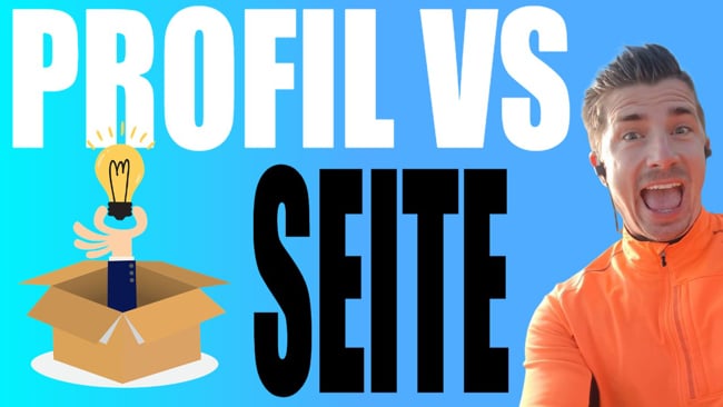 Warum soll ich LIVE gehen vom Profil statt der Fan Seite?