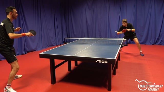 When to backhand spin and punch