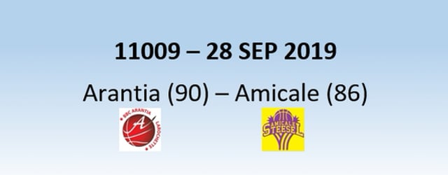 N1H 11009 Arantia Larochette (90) – Amicale Steinsel (86) 28/09/2019