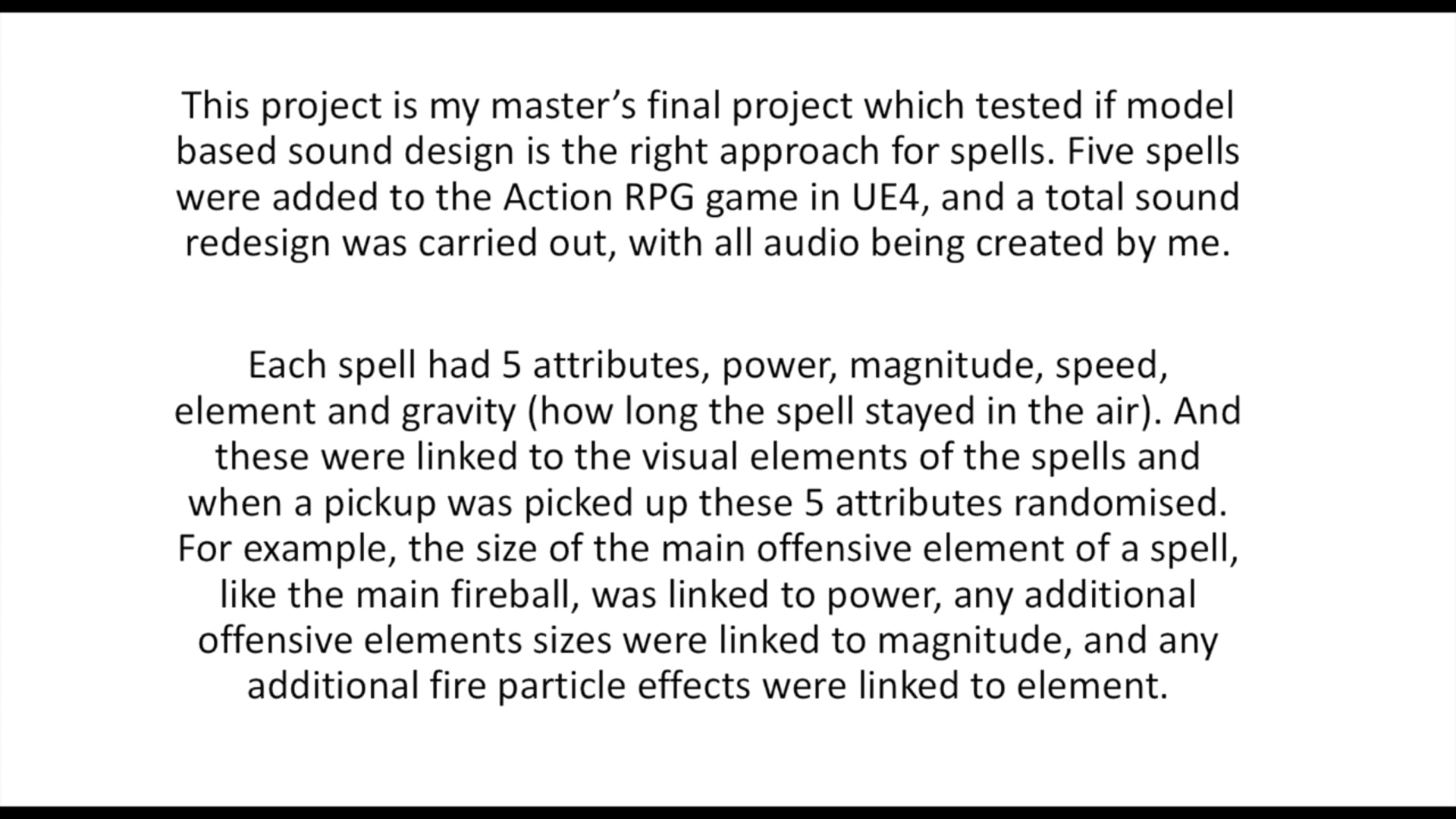 Action RPG Audio Redesign in UE4 with Wwise