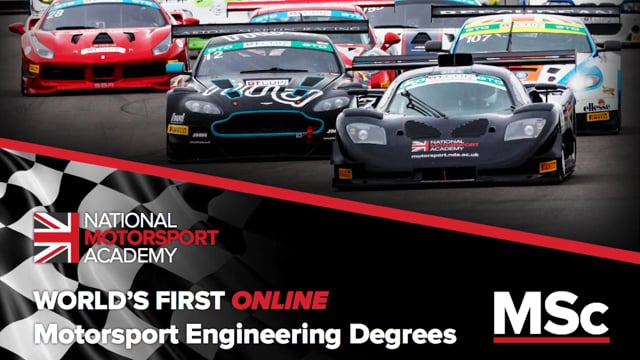 Online Master's Degree Advanced Motorsport Engineering (MSc)