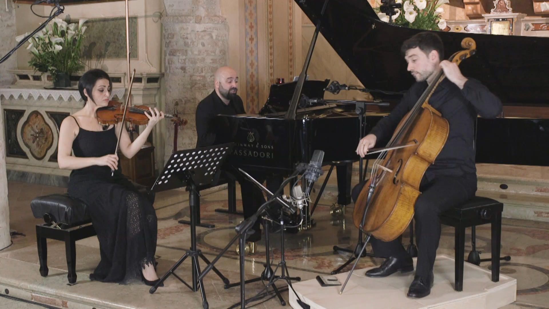 Tchaikovsky Piano Trio in A minor, Op. 50 - Alessandro Deljavan, piano; Daniela Cammarano, violin; Amedeo Cicchese, cello