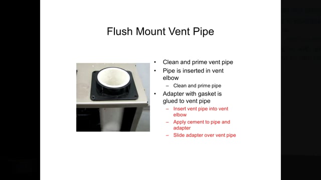90% Vent Pipe Adapter