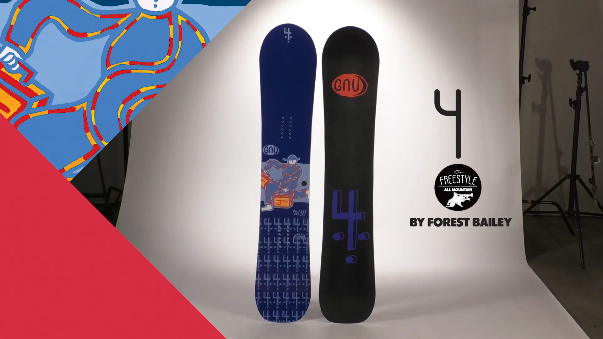 グヌー ヘッドスペース ベントメタル スノーボード フォレストベイリー
