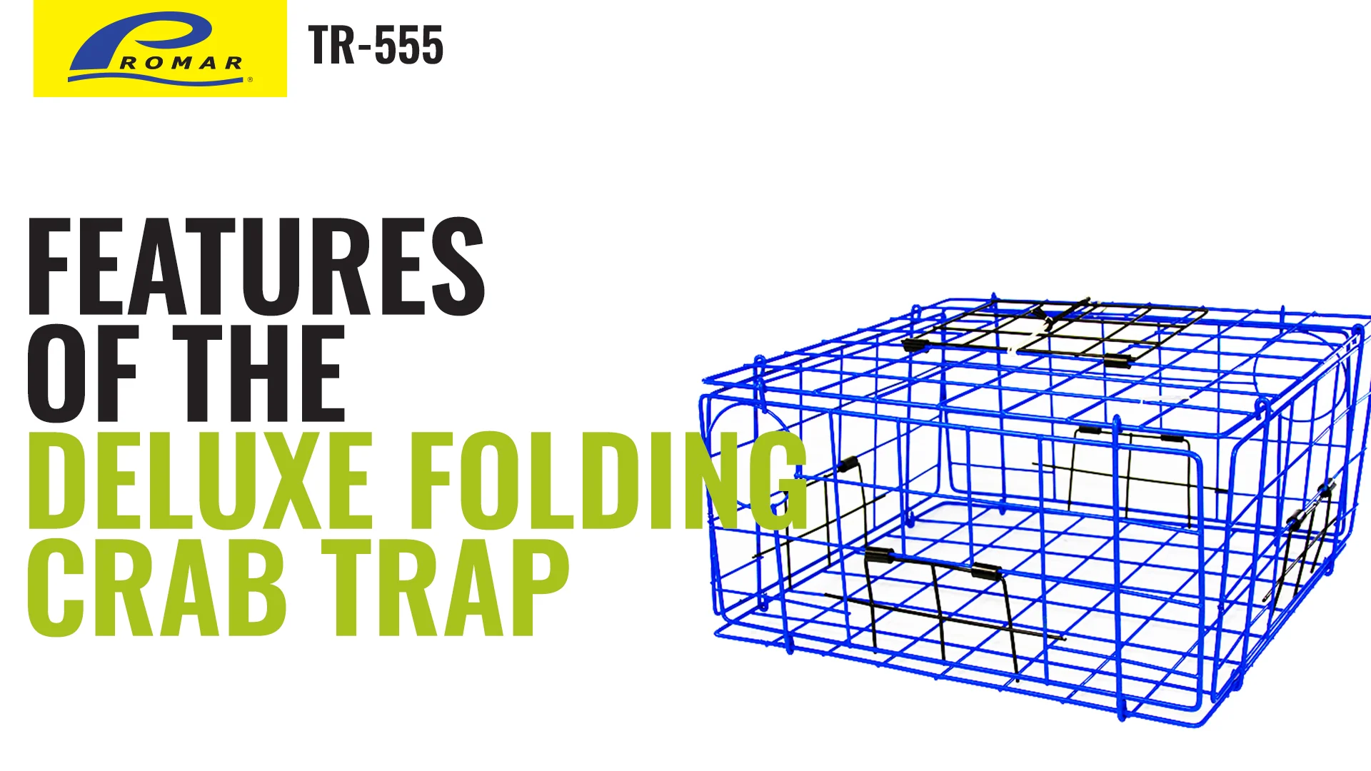 Promar Deluxe Folding Crab Trap (TR-555) on Vimeo