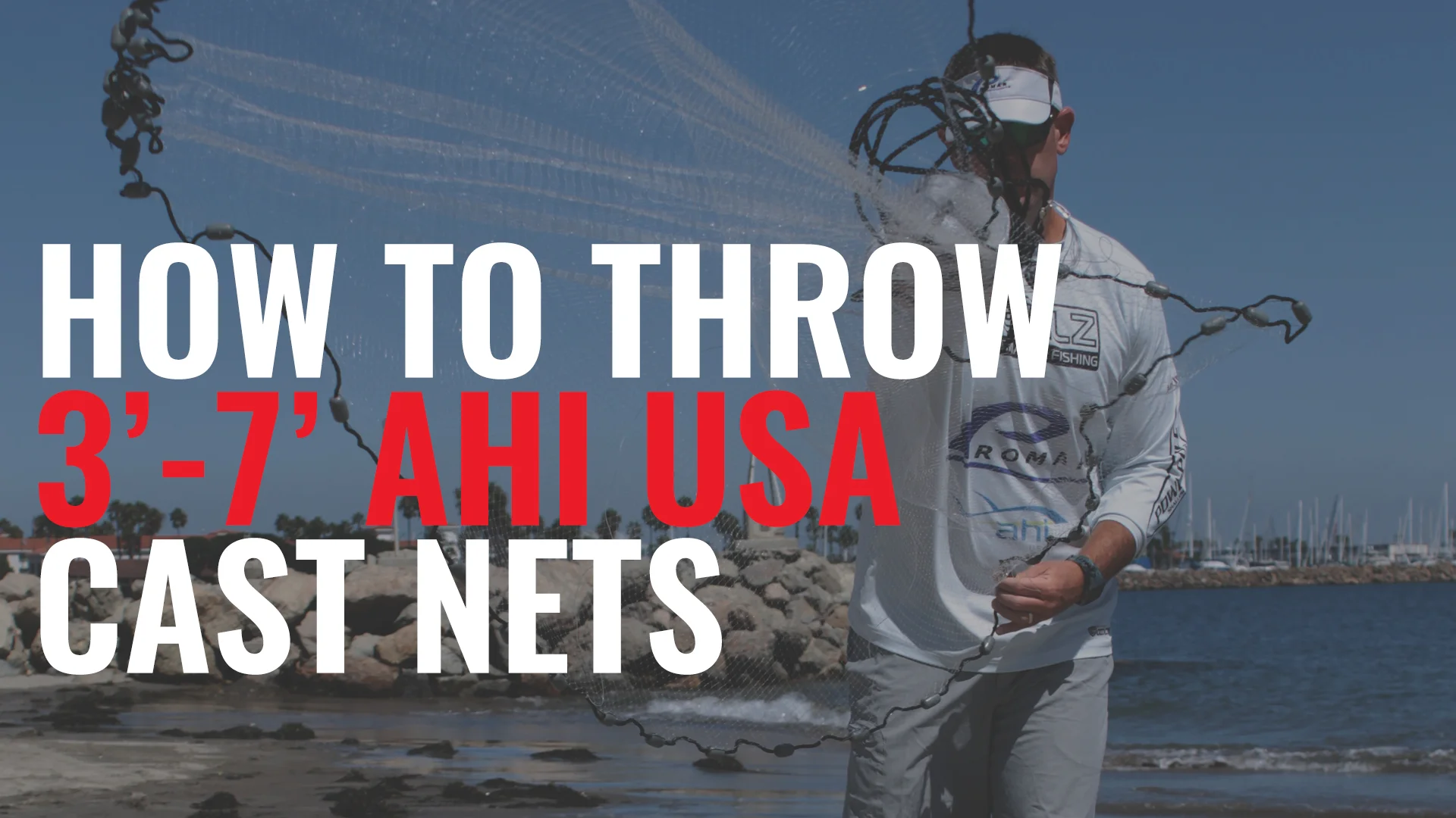 How to throw an Ahi USA Red Horn Series Cast Net on Vimeo