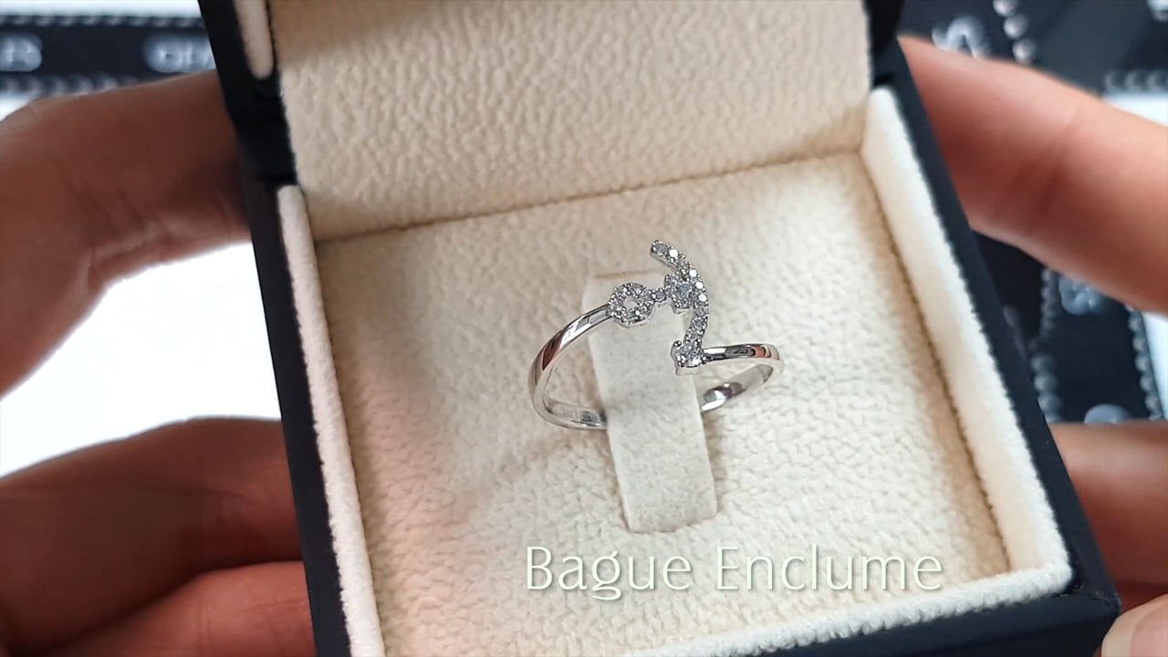 Anello Incudine di Barca - Oro bianco I Gemperles