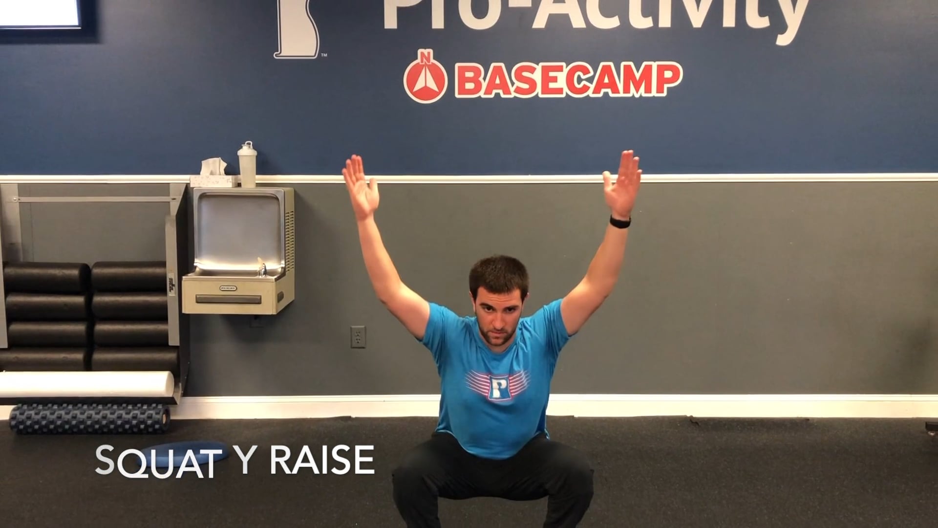 Squat Y Raise