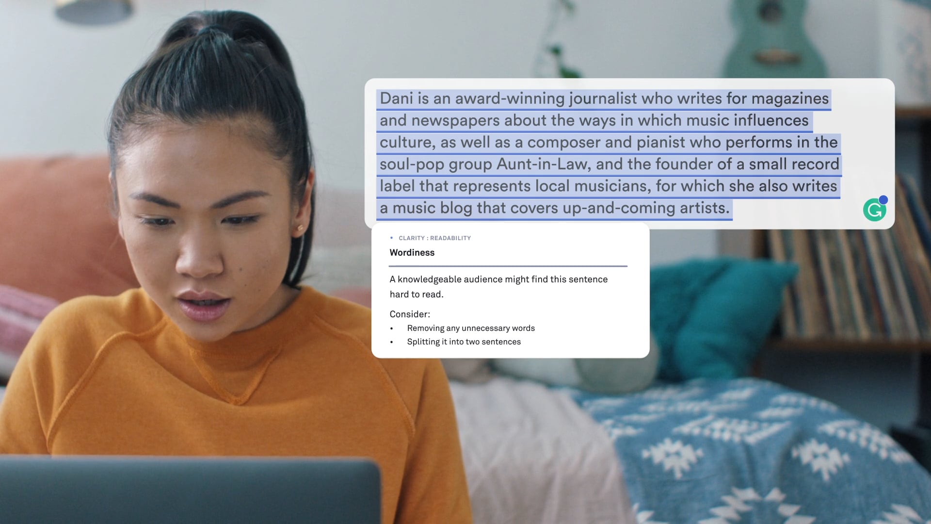 Grammarly Helping You Connect "The Tabs in Dani's Head" 30 on Vimeo
