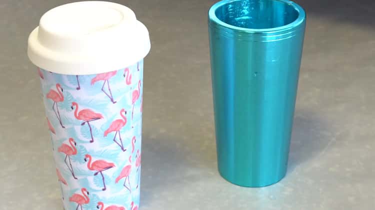 Vaso Térmico Con Tapa Plastico