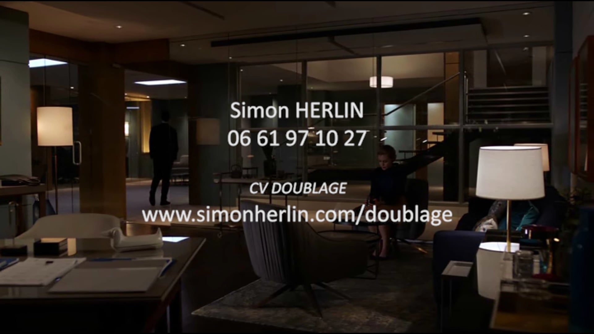 Vidéo Simon Herlin - Démo doublage