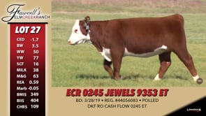 Lot #27 - ECR 0245 JEWELS 9353 ET