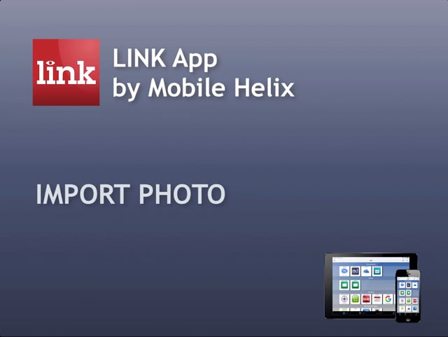 How-to Import a Photo to LINK & DMS 2:19
