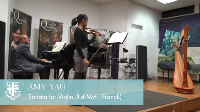 Amy Yau – Sonata for Violin, 1st Mvt. (Franck)
