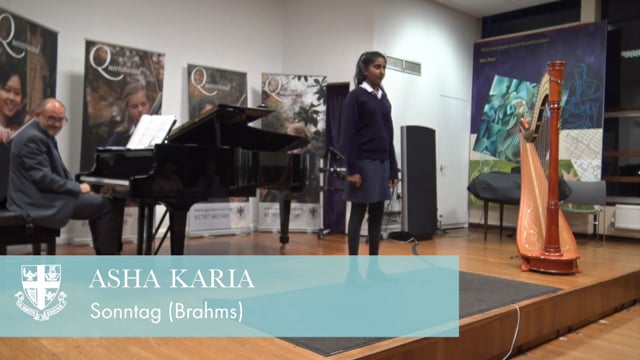 Asha Karia – Sonntag (Brahms)