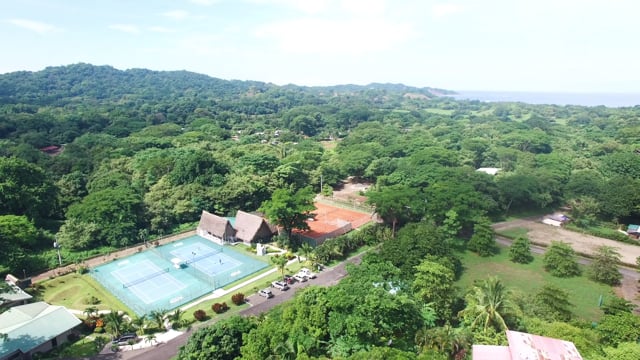 Harry Hamilton Tennis Experiences - Court Aerial
