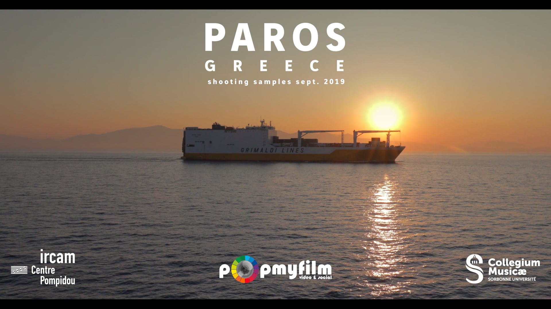 Popmyfilm - Paros 2019-09 - Shooting samples