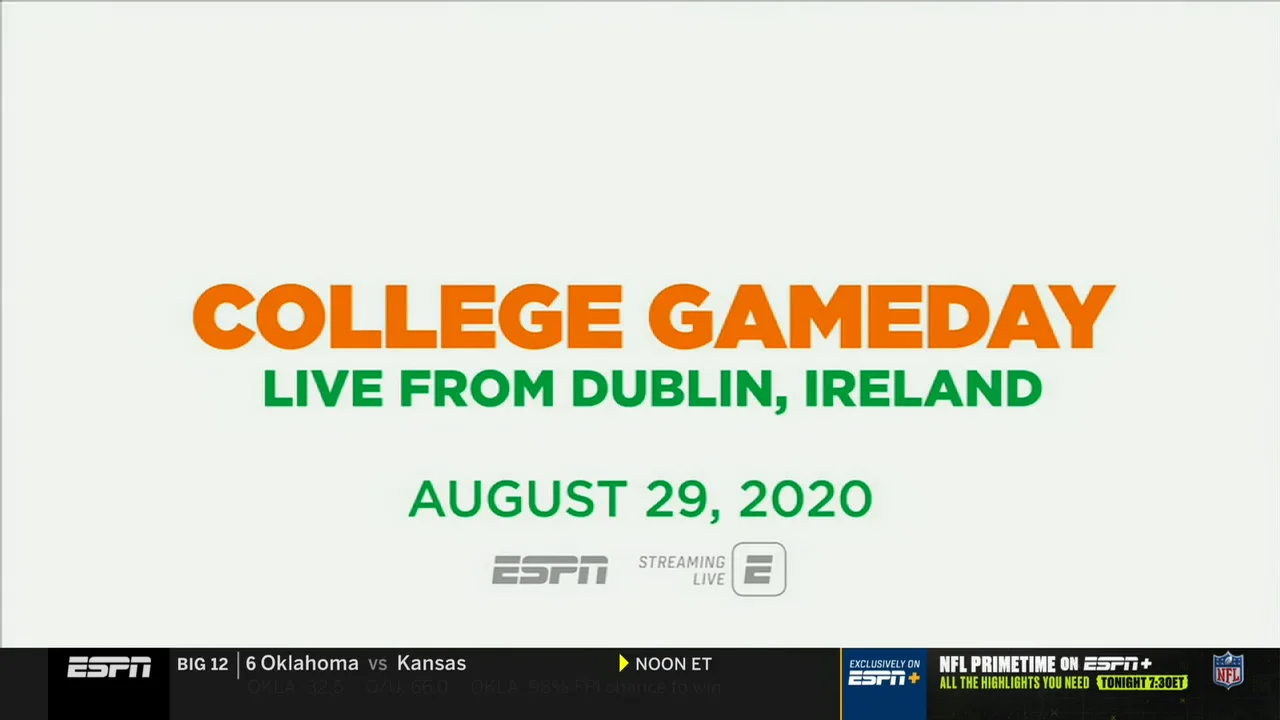 College GameDay Goes to Ireland