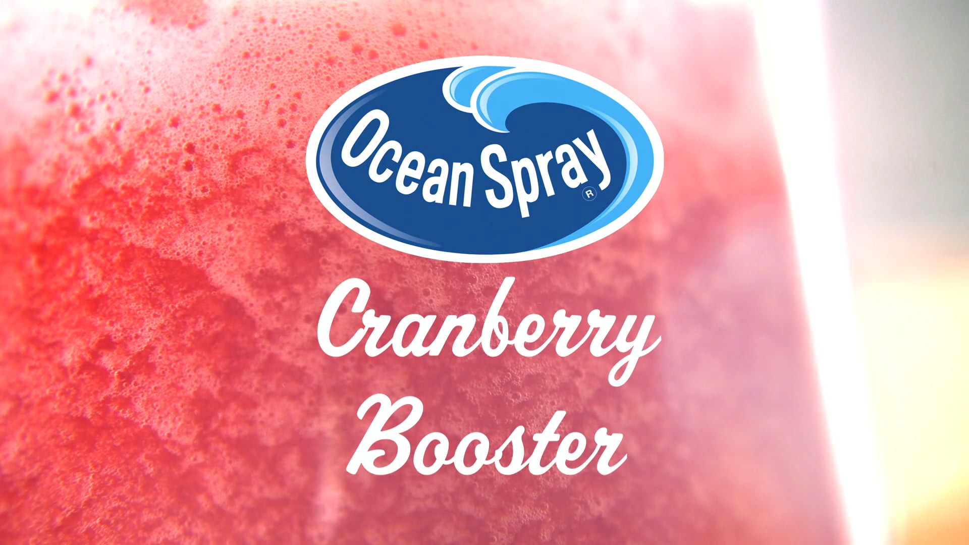 Ocean Spray | Cranberry Booster