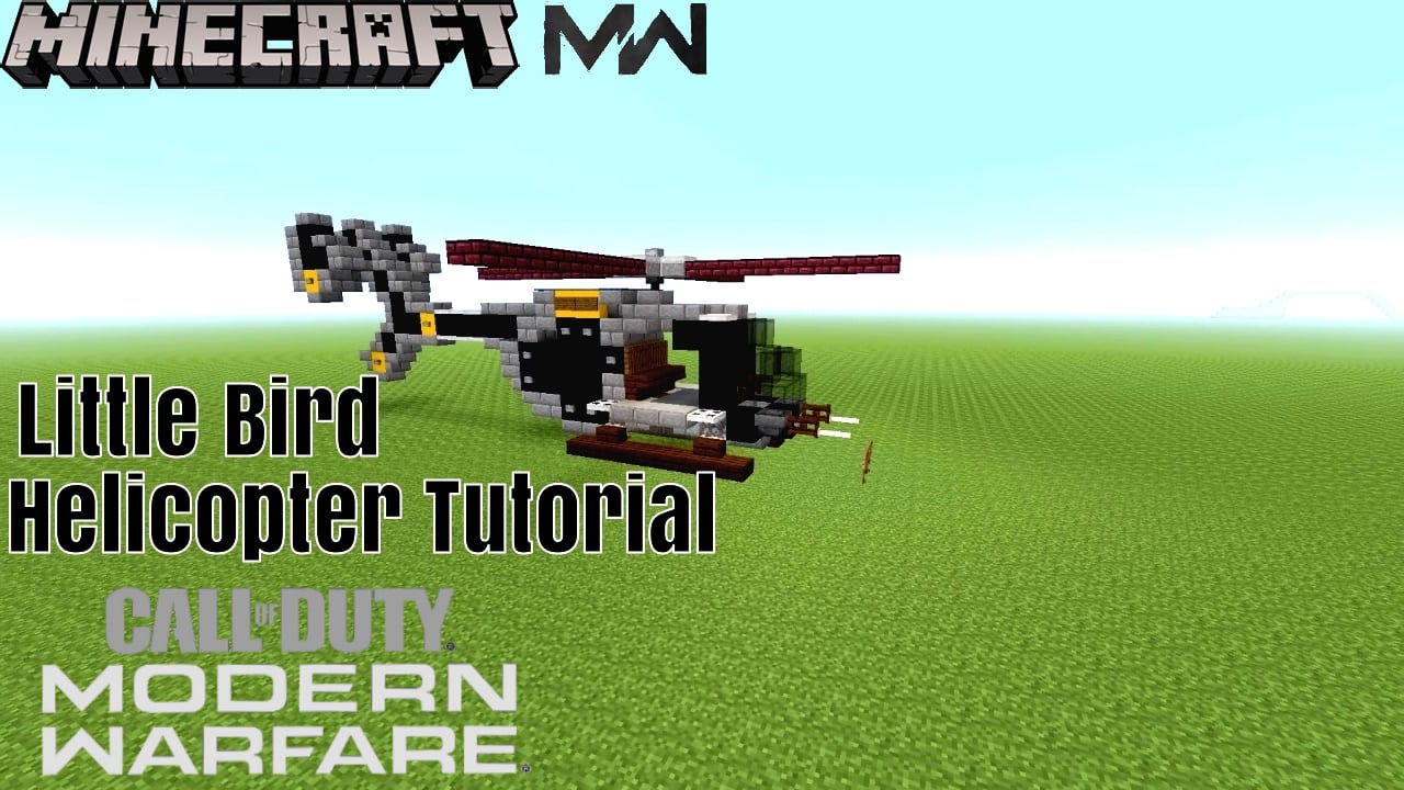 Minecraft Tutorial Littlebird(Call Of Duty Modern Warfare)Helicopter on  Vimeo