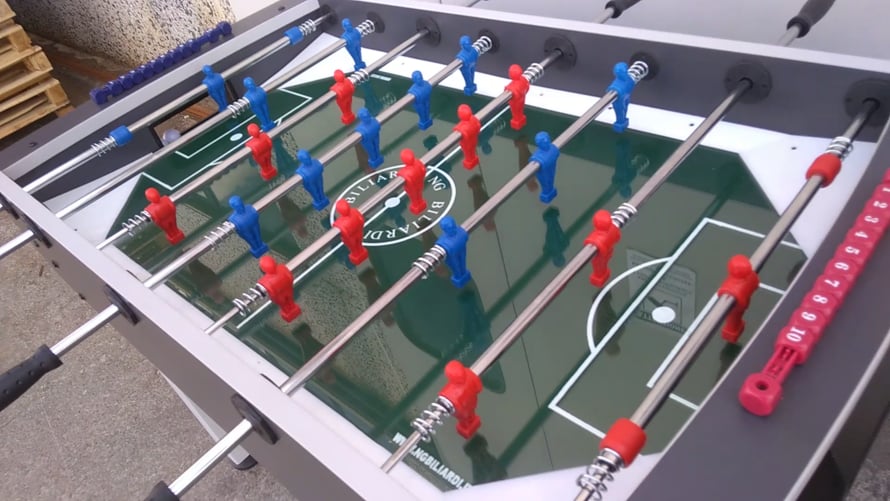 Calcio Balilla Professionale MINOTAURO Da Esterno/Interno - Con Aste Telescopiche - Foto 11