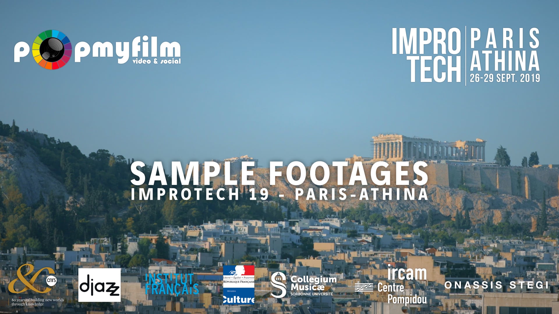 Popmyfilm at Improtech 19 - Paris-Athina - Jeff Joly