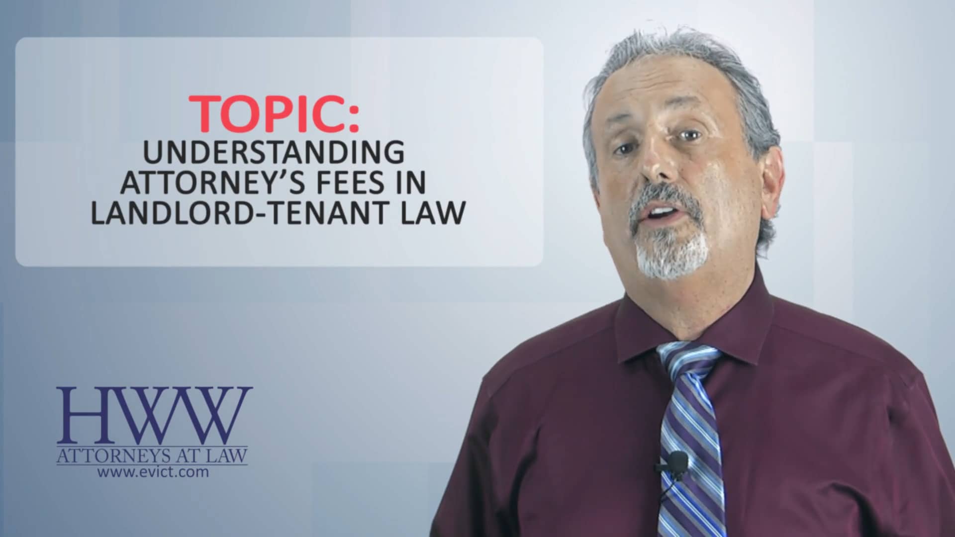 159 UNDERSTANDING ATTORNEYS FEES IN LANDLORD TENANT LAW on Vimeo