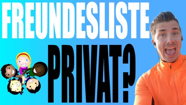 Soll ich meine Freundesliste von öffentlich auf privat stellen?