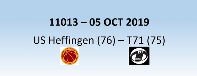 N1H 11013 US Heffingen (76) - T 71 Dudelange (75) 05/10/2019
