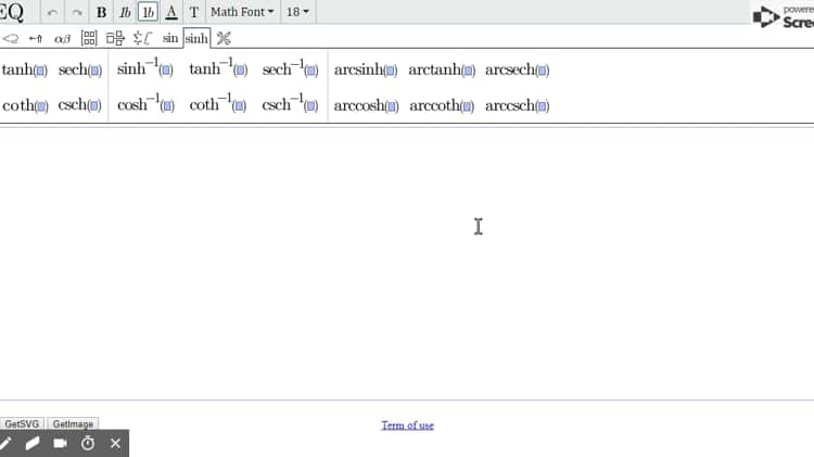 iMathEQ - Mathematics Equation Editor