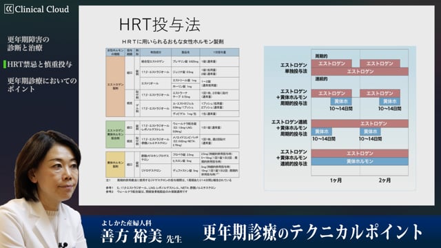 更年期診療のテクニカルポイントPart2