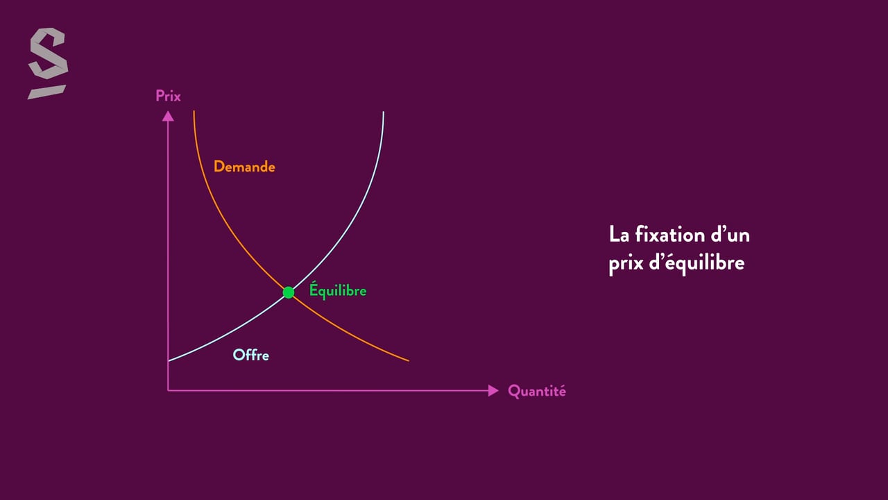 La Loi De Loffre Et De La Demande La loi de l'offre et de la demande et la fixation du prix d'équilibre :  Fiche de cours - SES | SchoolMouv