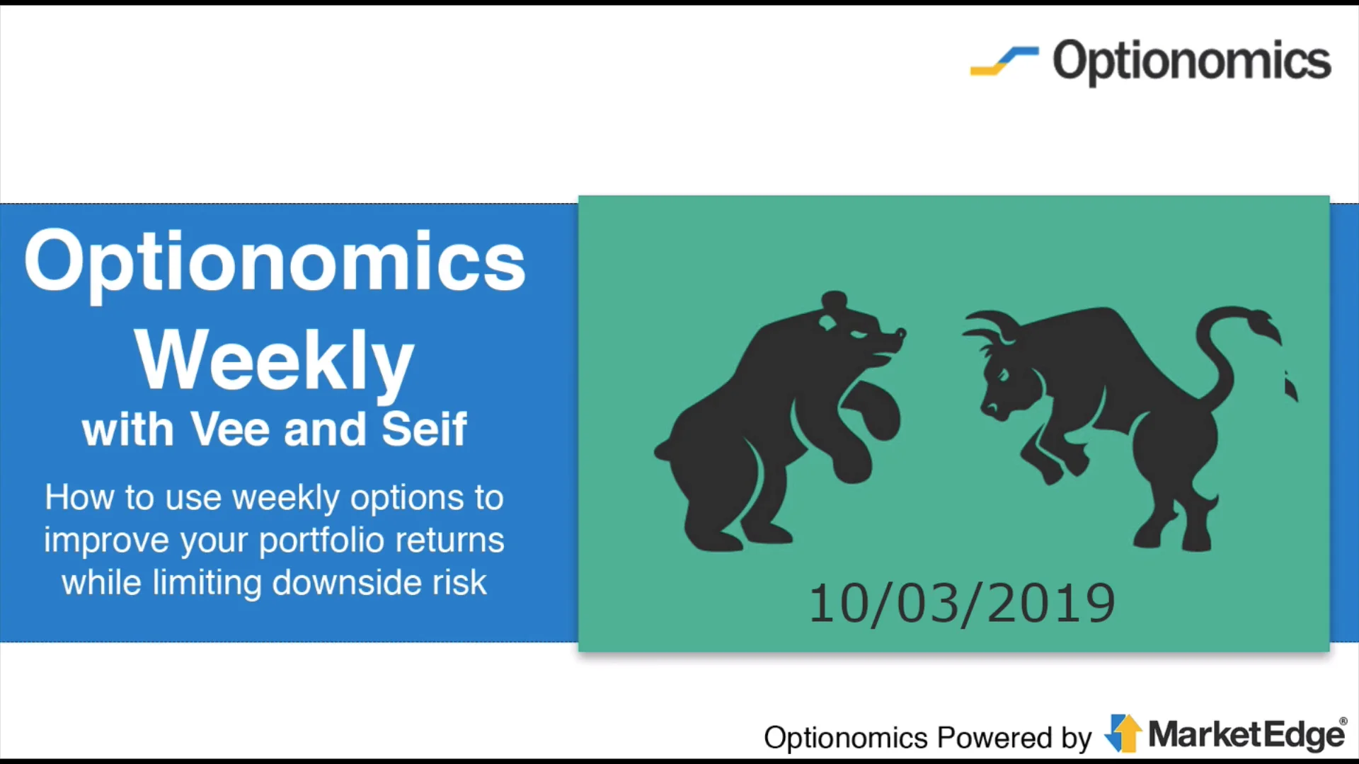 Optionomics Weekly 10-03-2019 on Vimeo