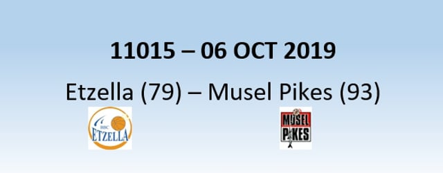 N1H 11015 Etzella Ettelbruck (79) - Musel Pikes (93) 06/10/2019