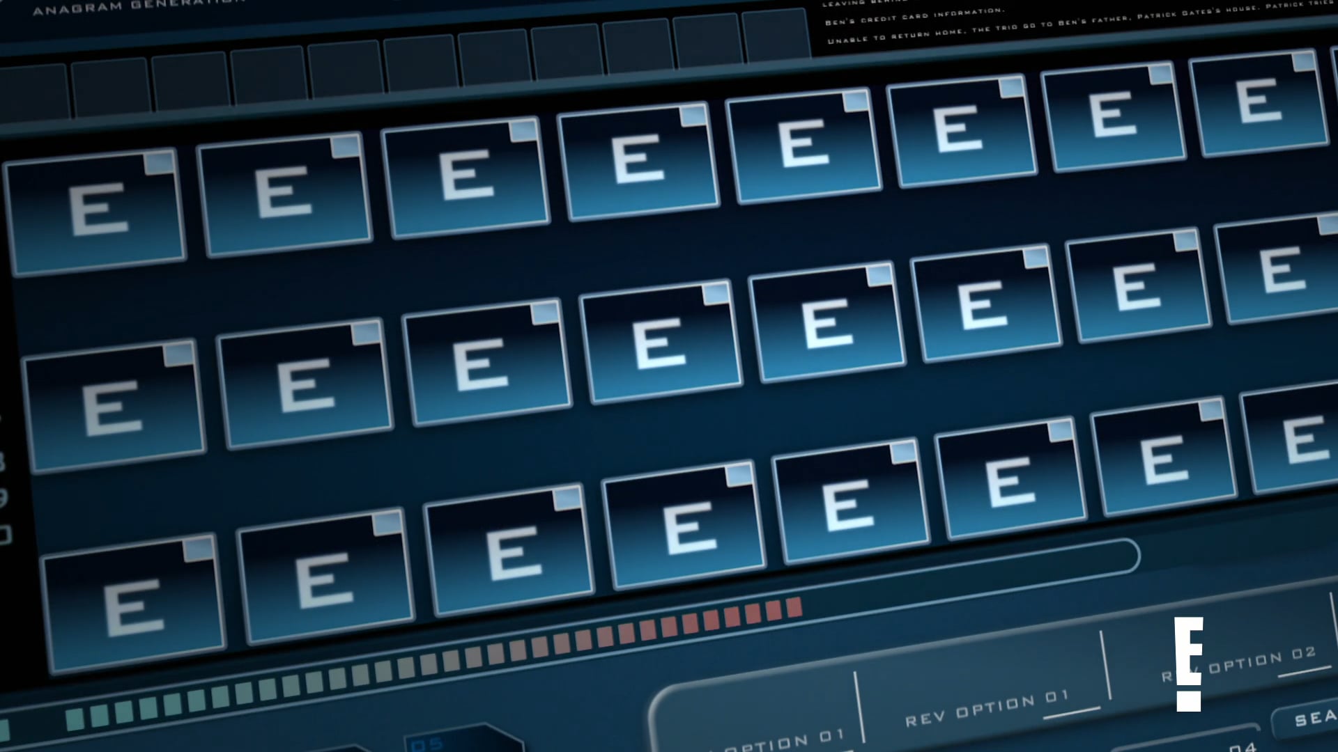 E! JULY 4TH NATIONAL TREASURE MARATHON