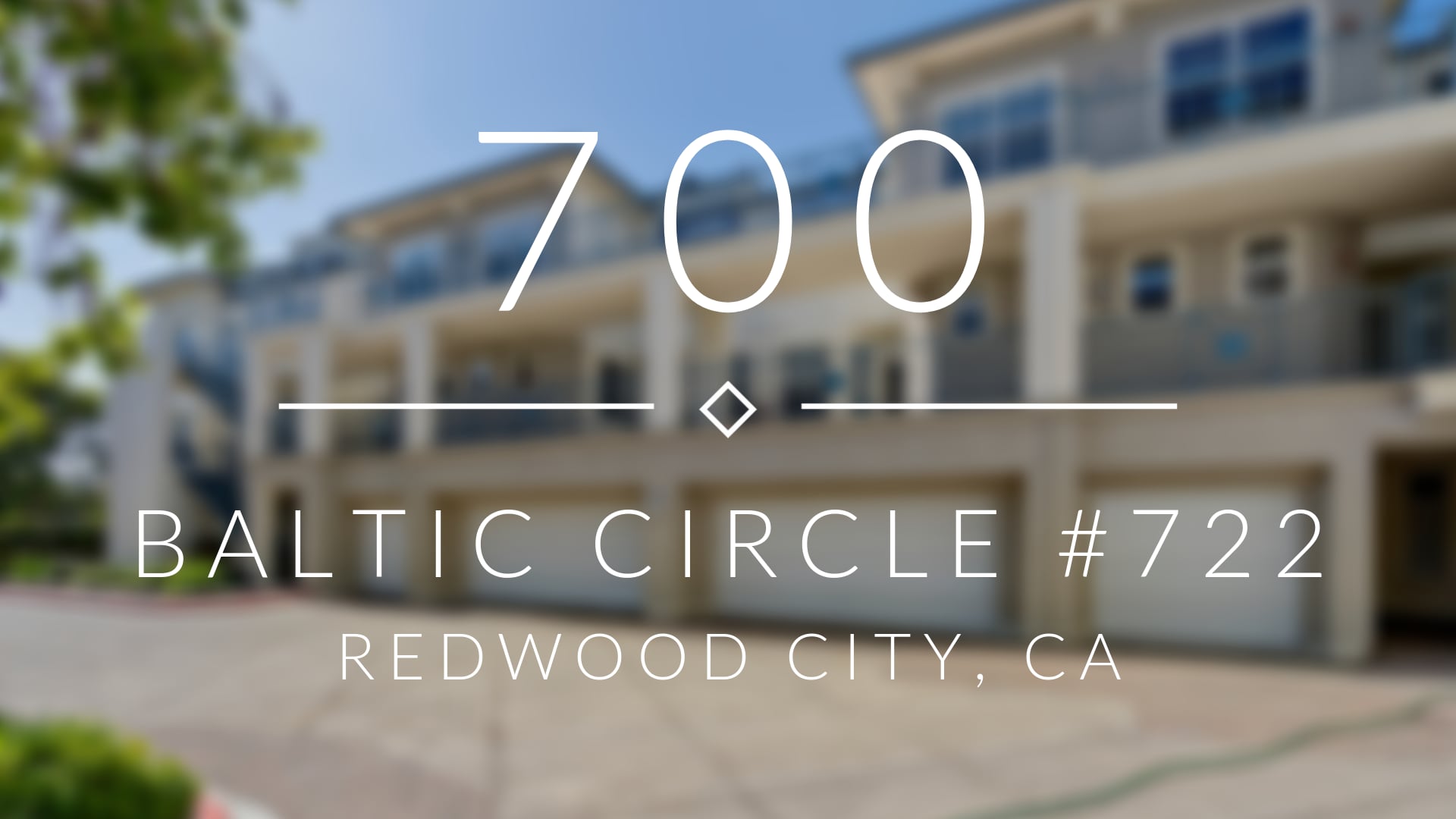 700 Baltic Circle #722 Redwood Metropolis, CA Unbranded Video Tour