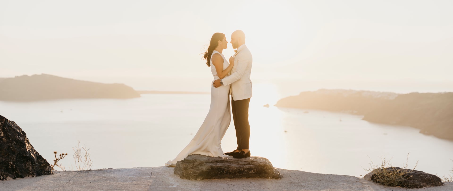 Sarah & Michael Wedding Video Filmed at Santorini, Greece