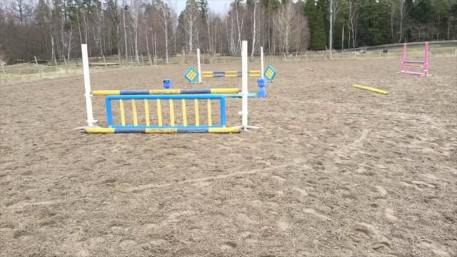Hoppa coffin på ridbanan