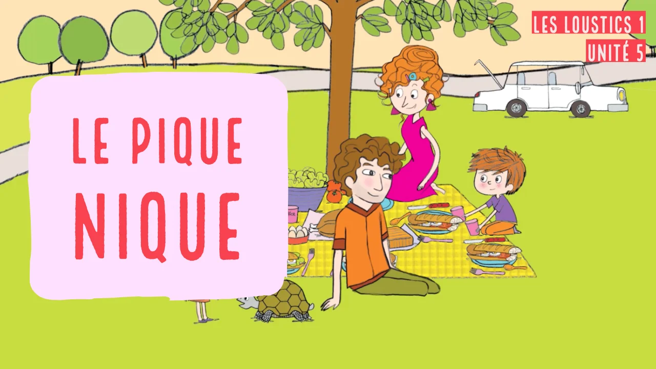 Apprendre à lire dès 5 ans niveau 1 - Un pique-nique animé !