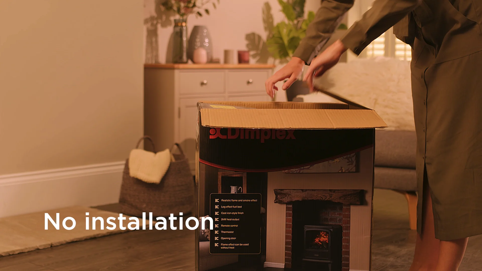 Dimplex Evandale Black Fire on Vimeo