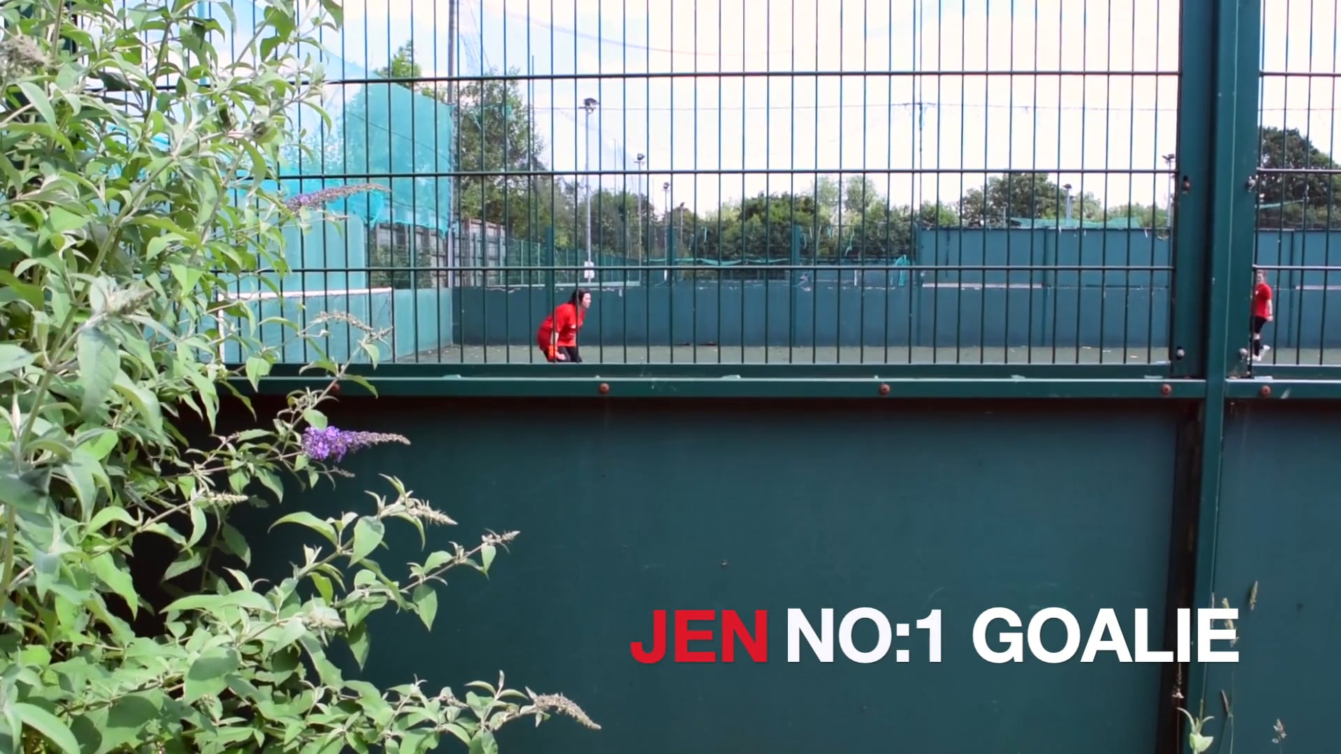 Jen: No.1 Goalie. The Homeless World Cup, Cardiff.